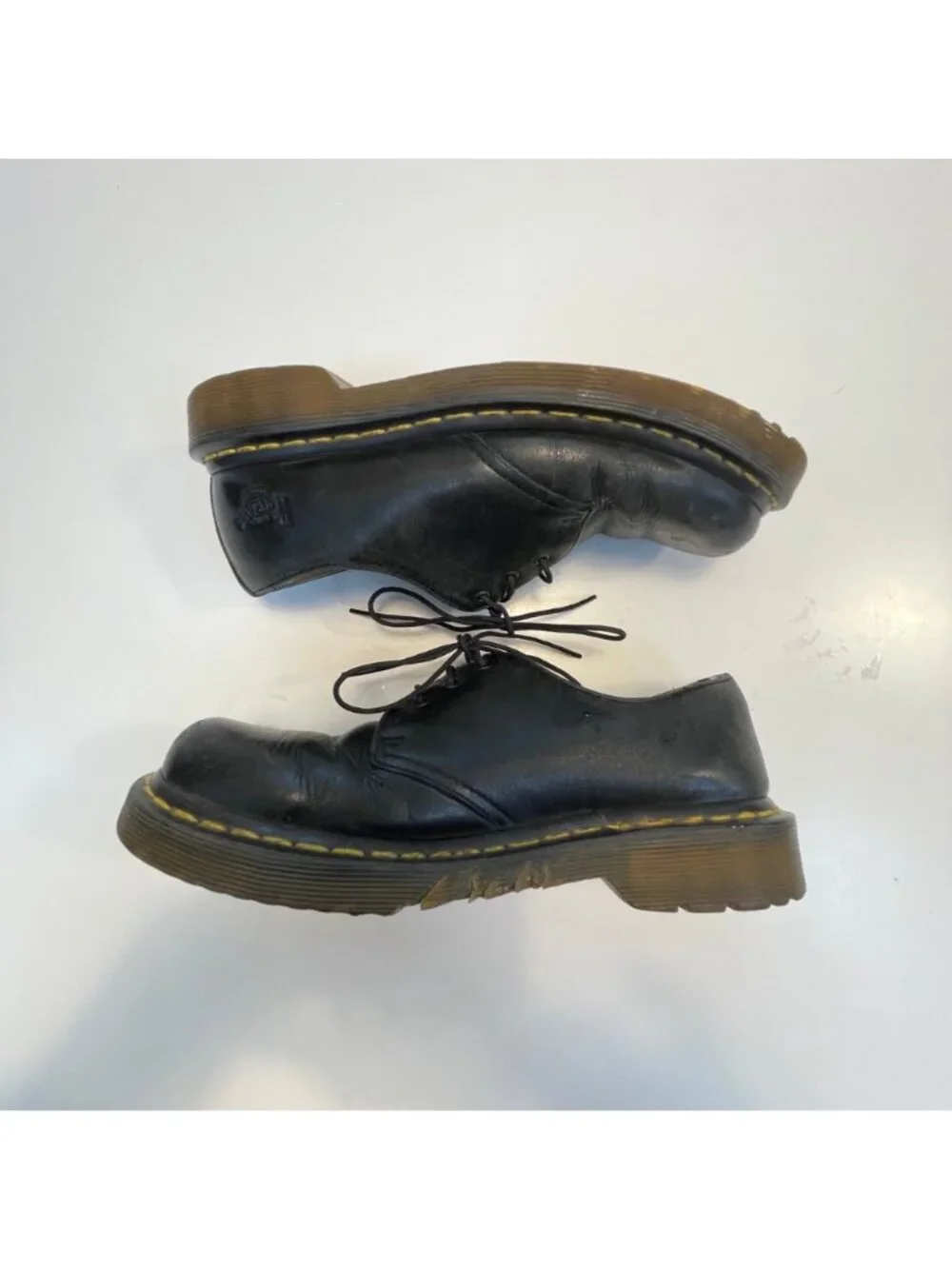 VTG Dr. Marten's 1461 Black Leather Oxford Shoes, Size 6 Men